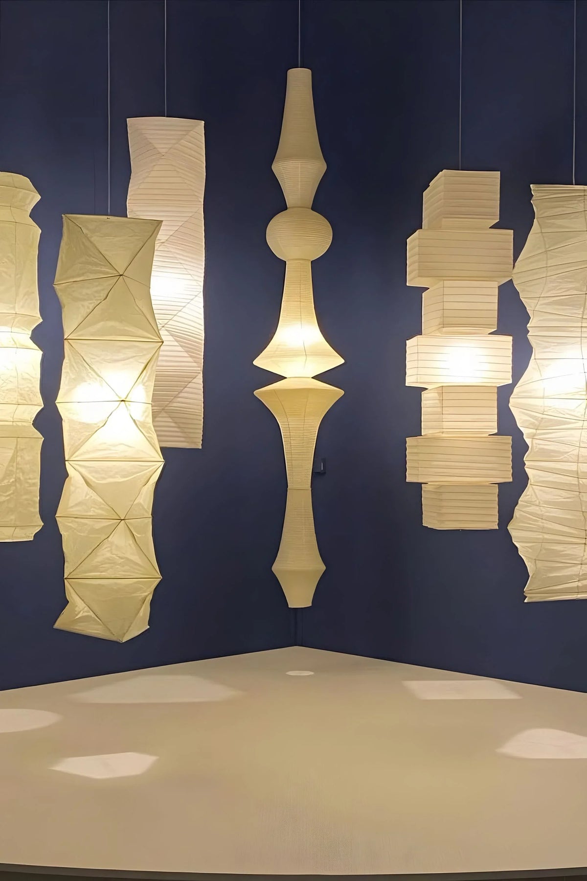 Washi Paper L8 Pendant Light - view 4 | Metavaya