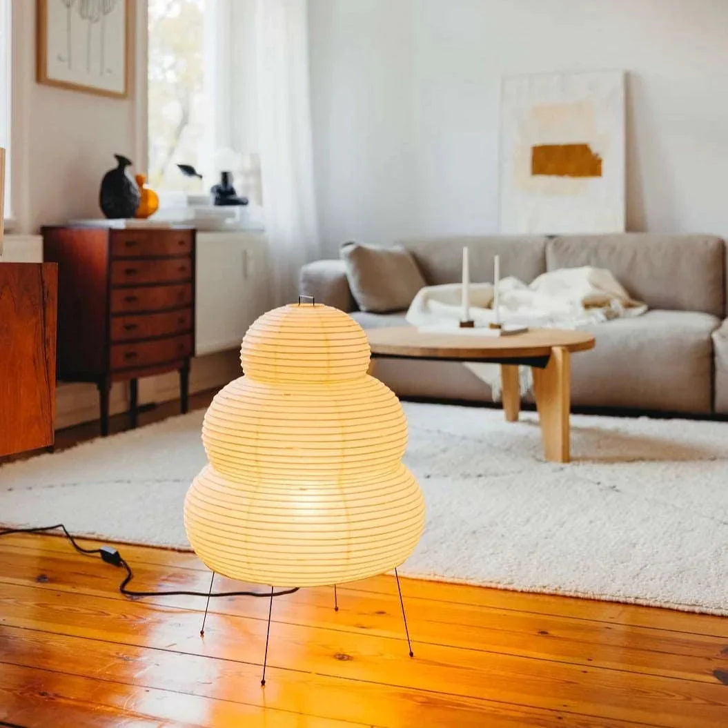 Washi Paper Rice Paper 24N Pendant Light - view 12 | Metavaya
