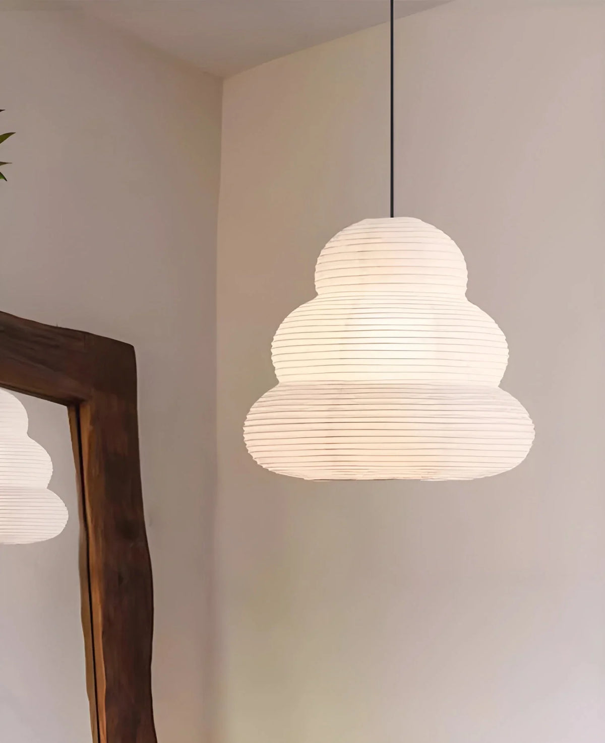 Washi Paper Rice Paper 24N Pendant Light - view 16 | Metavaya
