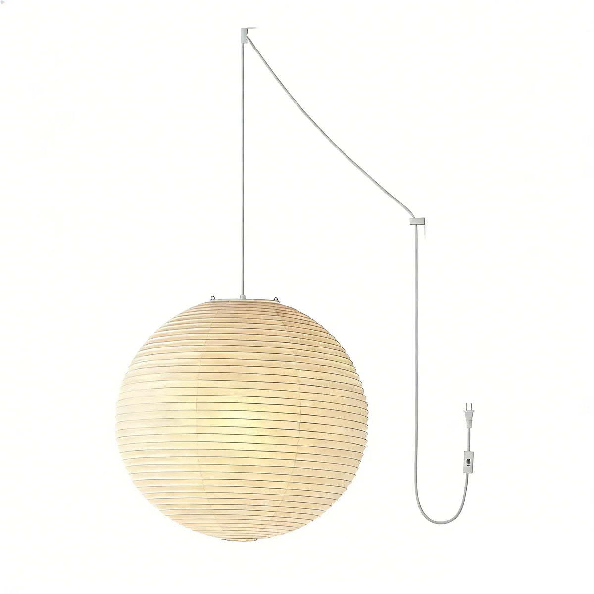 Washi Paper Sphere 55A Pendant Light - view 32 | Metavaya