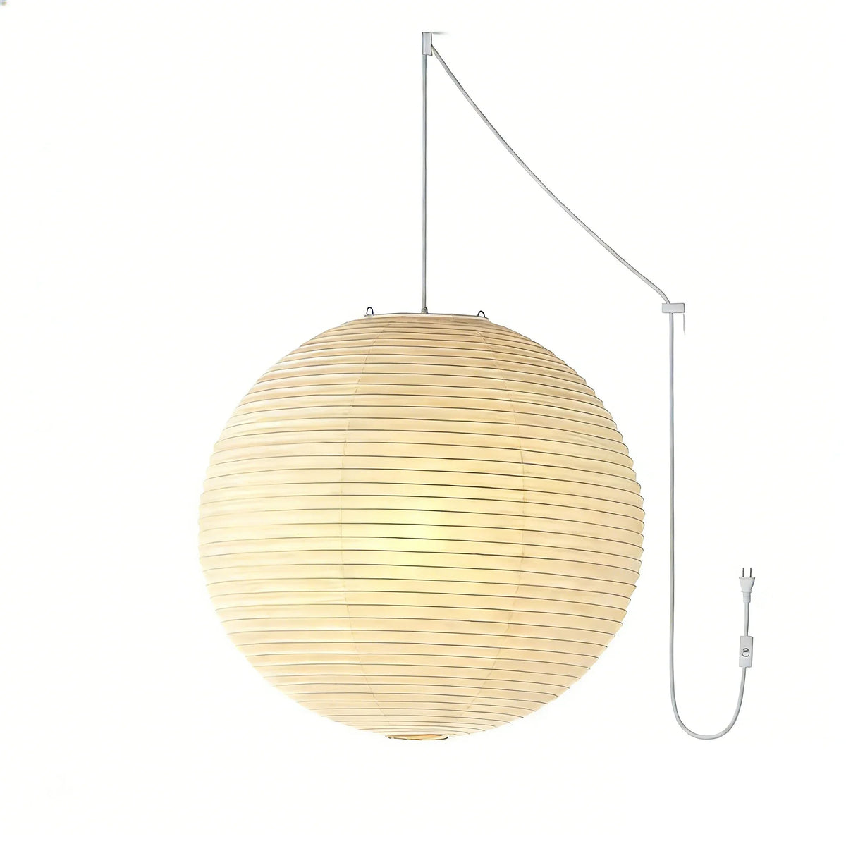 Washi Paper Sphere 80A Pendant Light - view 25 | Metavaya