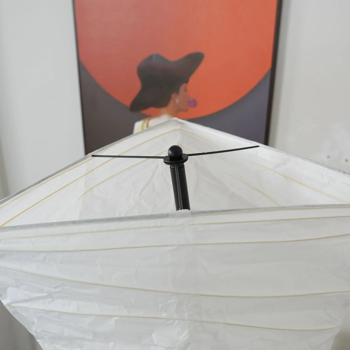 Washi Paper UF4-33N Floor Lamp - view 9 | Metavaya