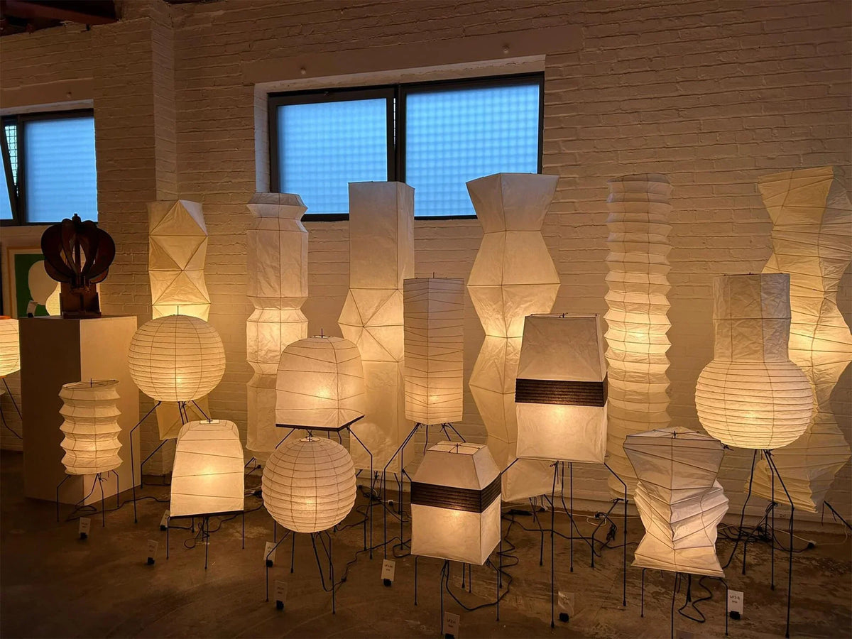 Washi Paper UF4-L6 Floor Lamp - view 20 | Metavaya
