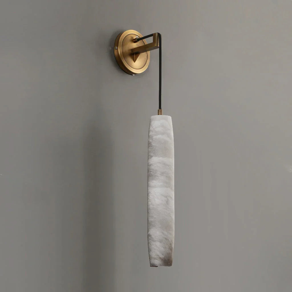 Alabaster Flute Wall Lamp - view 8 | Metavaya