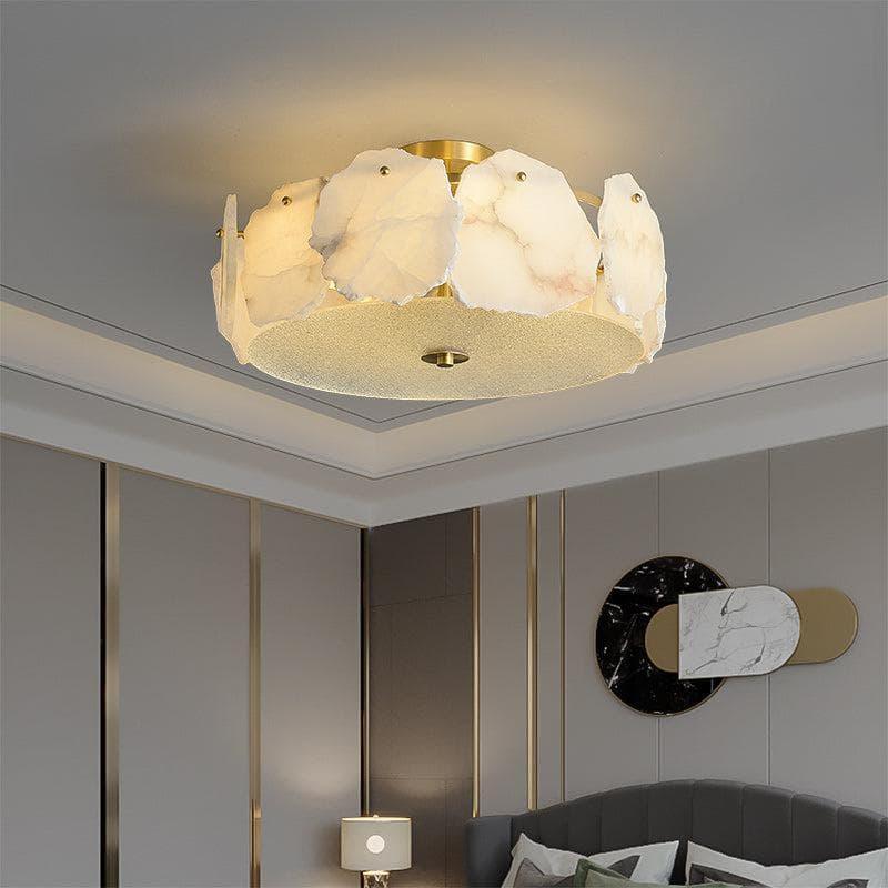 Metavaya Ceiling Lamp All copper marble Ceiling Lamp