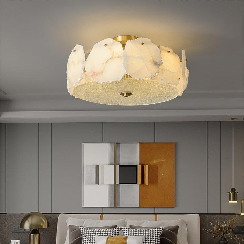 Metavaya Ceiling Lamp All copper marble Ceiling Lamp