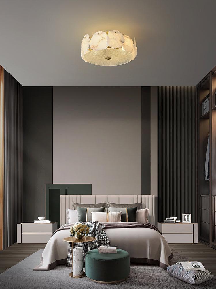 Metavaya Ceiling Lamp All copper marble Ceiling Lamp