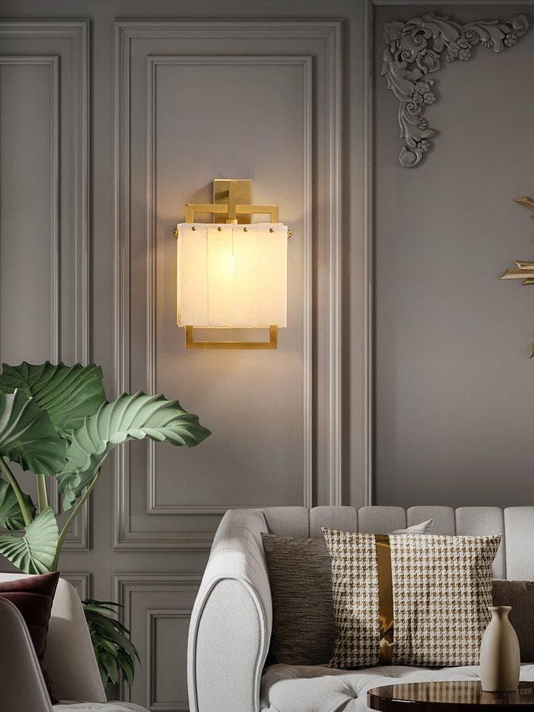 Metavaya Wall lamp All copper marble wall lamp
