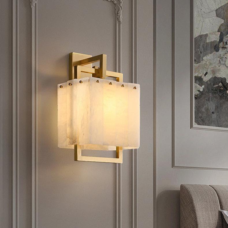 Metavaya Wall lamp All copper marble wall lamp