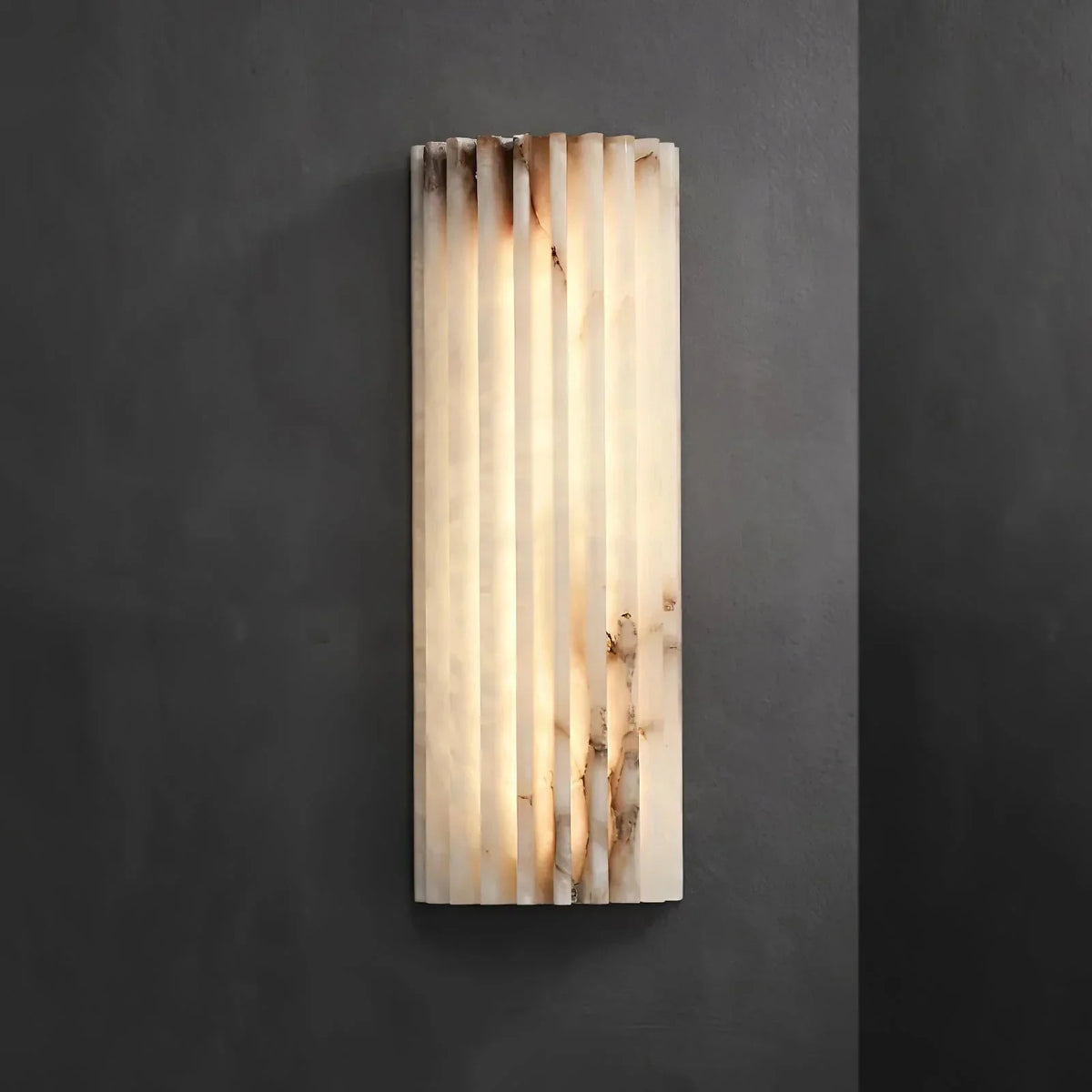 Alvia Alabaster Wall Light - view 9 | Metavaya