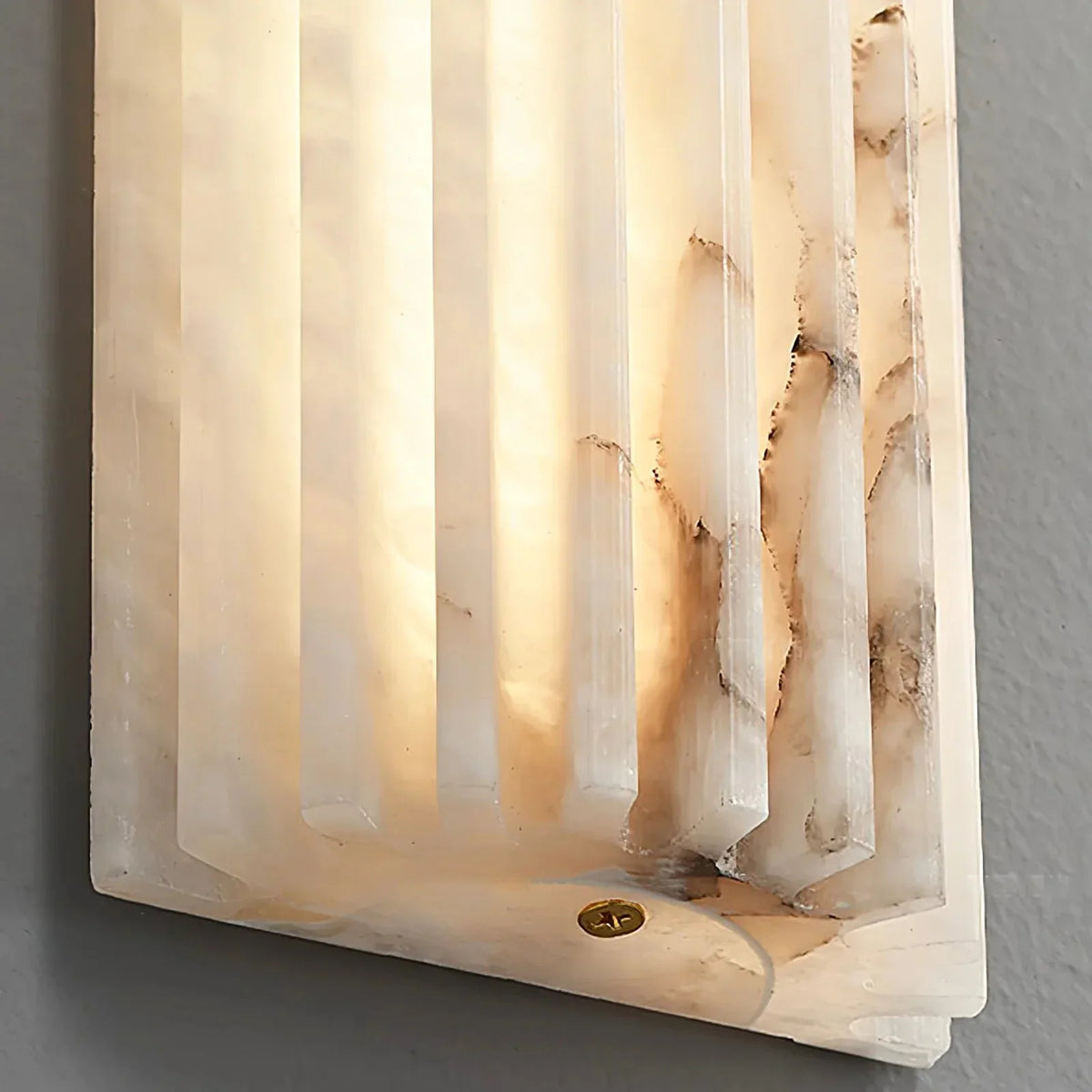 Alvia Alabaster Wall Light - view 12 | Metavaya