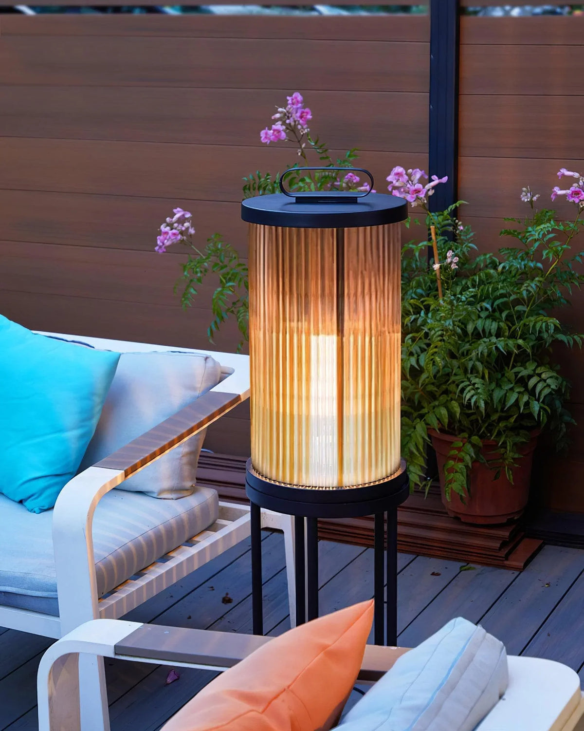 Metavaya Floor lamp Ambient Line Lantern Garden Lights