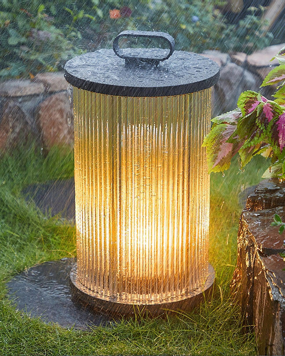 Metavaya Floor lamp Ambient Line Lantern Garden Lights