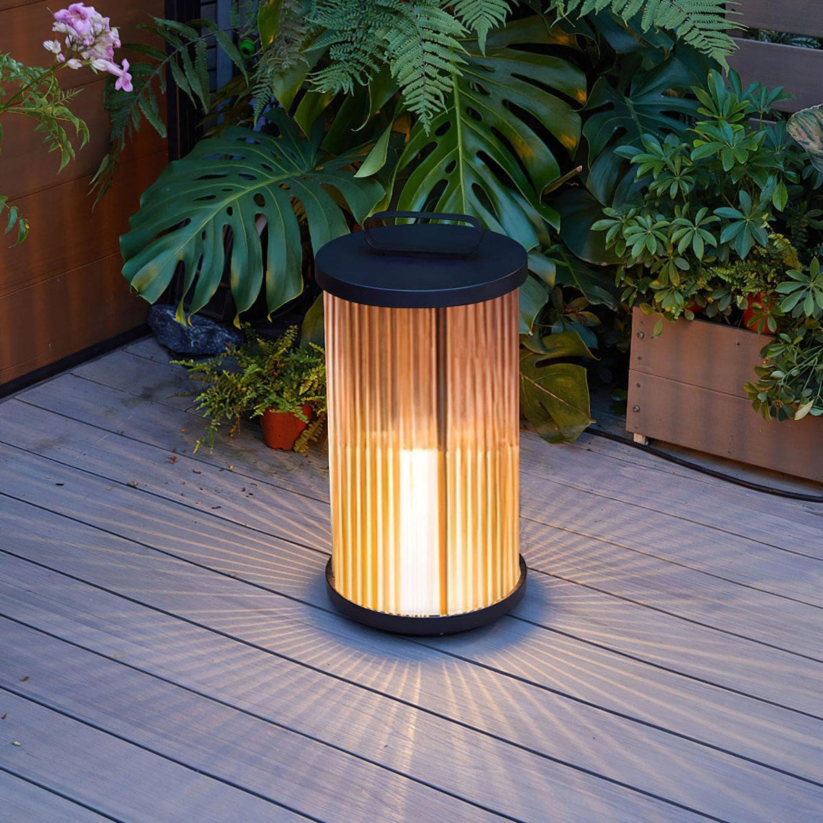 Metavaya Floor lamp Ambient Line Lantern Garden Lights