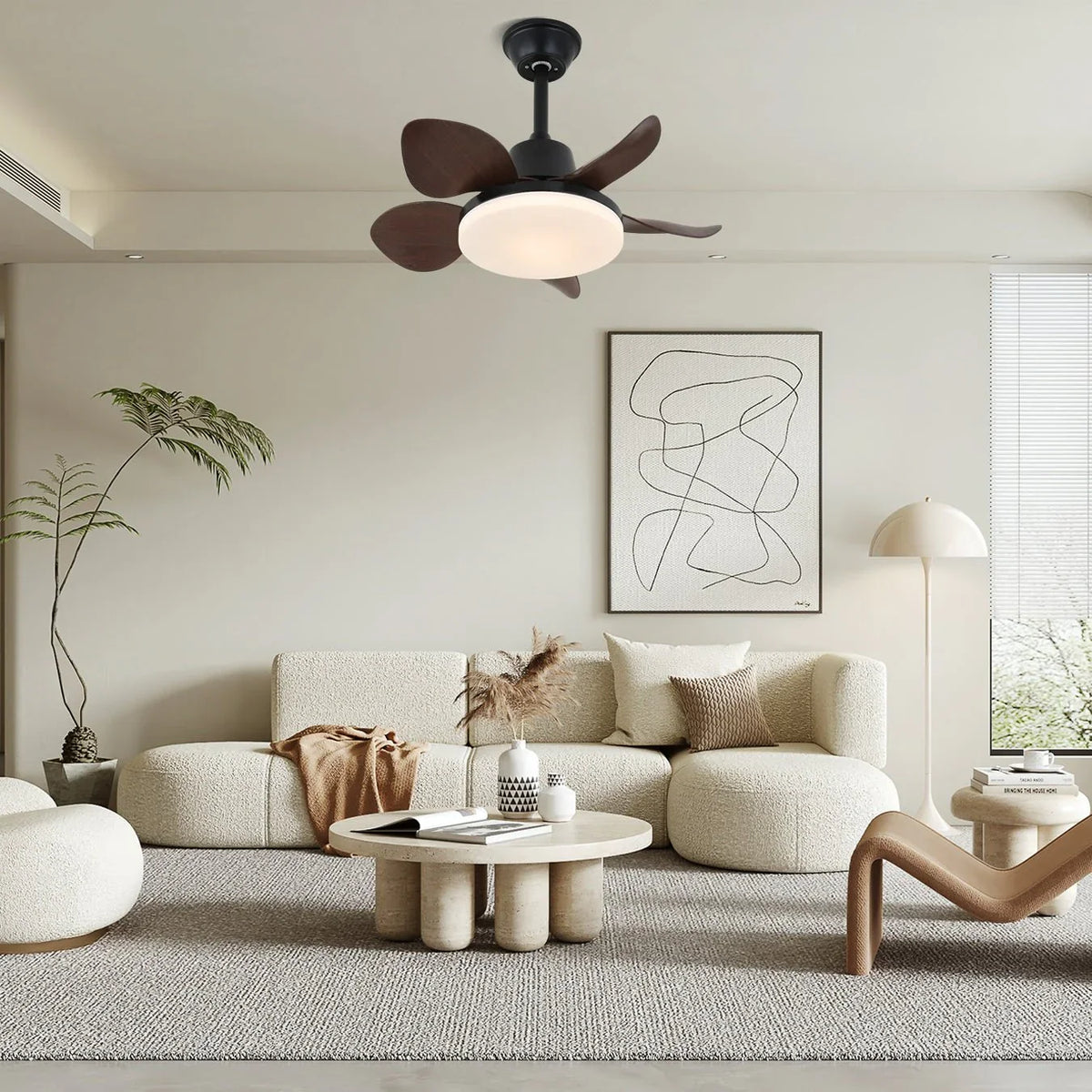 Amelia Ceiling Fan Light - view 2 | Metavaya