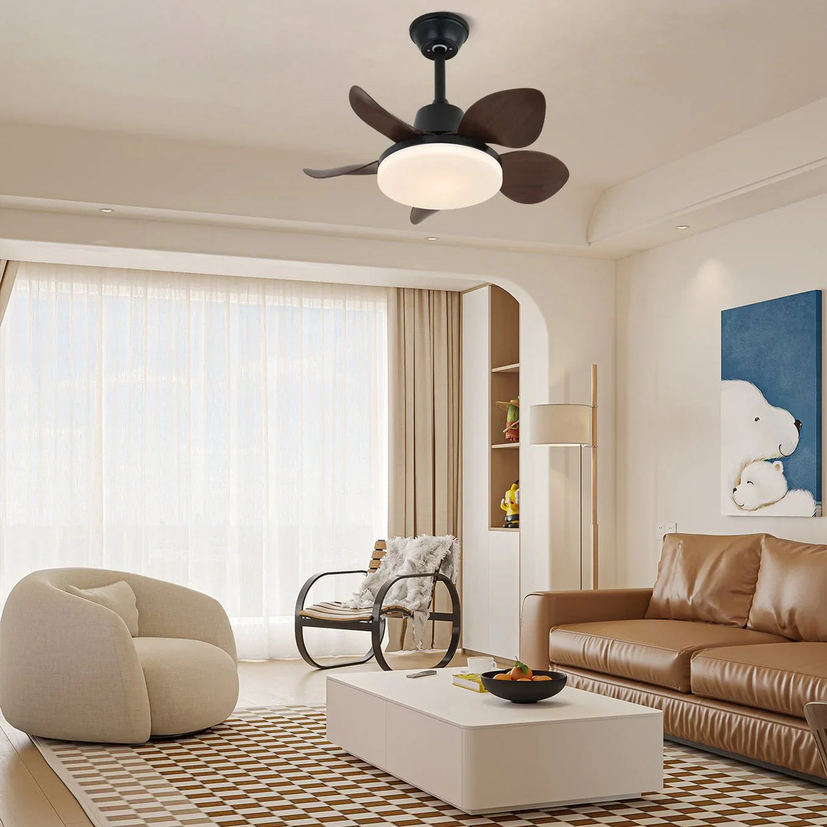 Amelia Ceiling Fan Light - view 4 | Metavaya