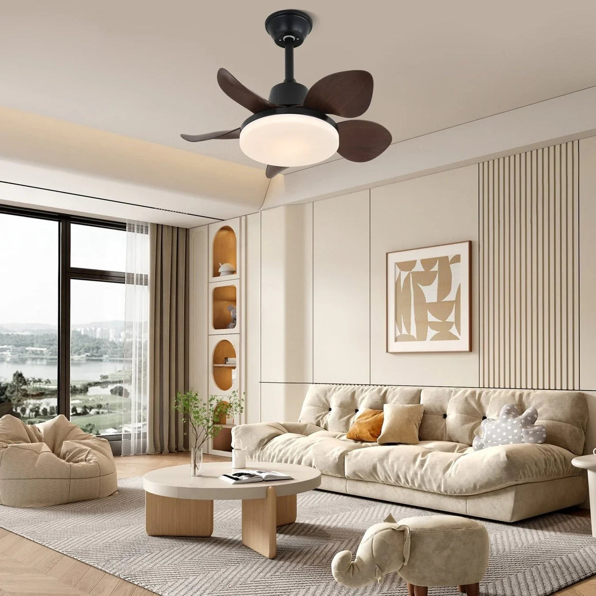 Amelia Ceiling Fan Light - view 3 | Metavaya