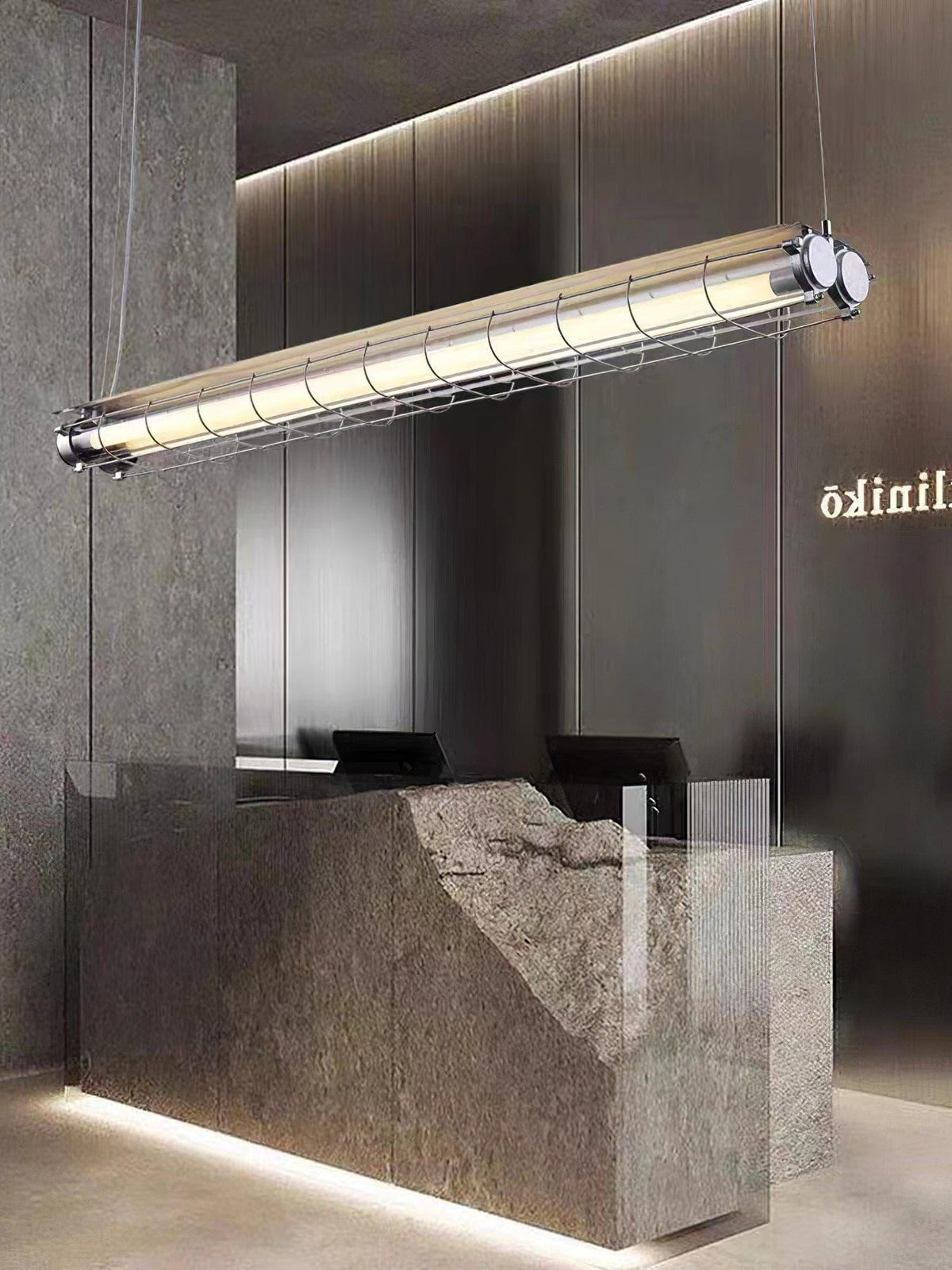 Metavaya Chandelier Artisan Glass Linearity Chandelier