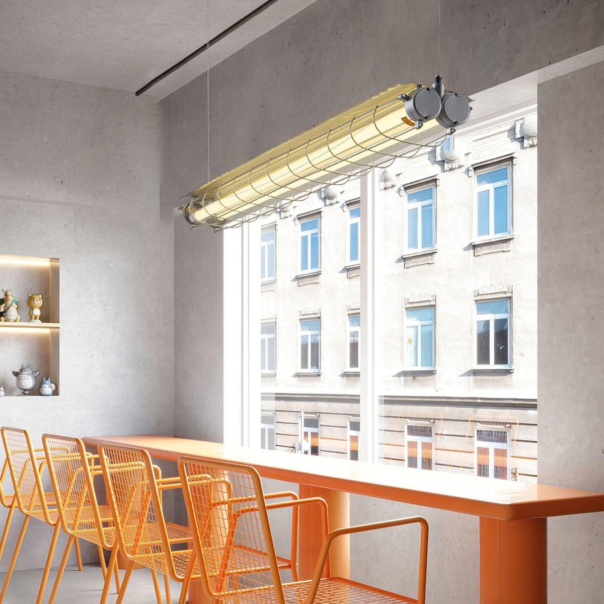 Metavaya Chandelier Artisan Glass Linearity Chandelier