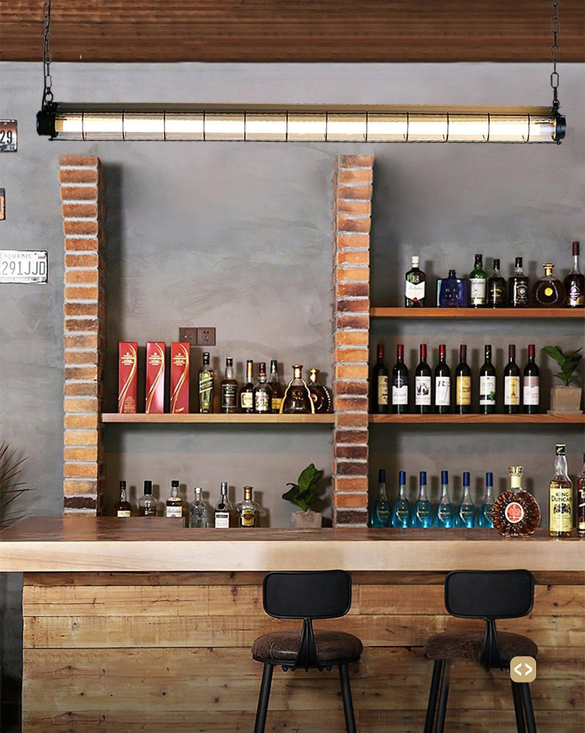 Metavaya Chandelier Artisan Glass Linearity Chandelier