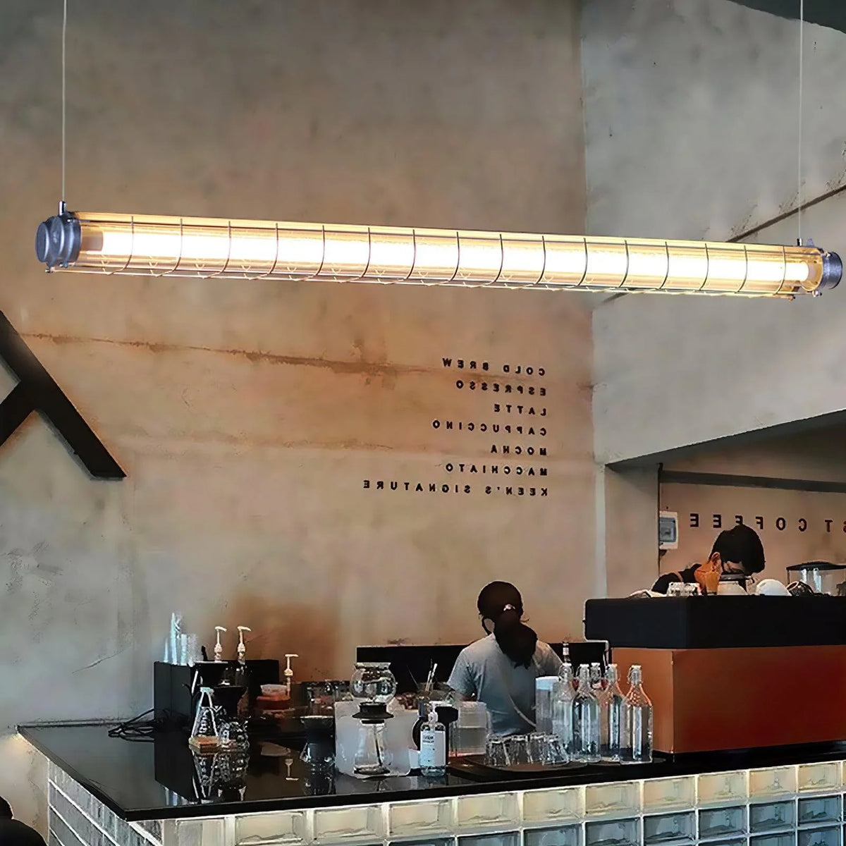 Metavaya Chandelier Artisan Glass Linearity Chandelier