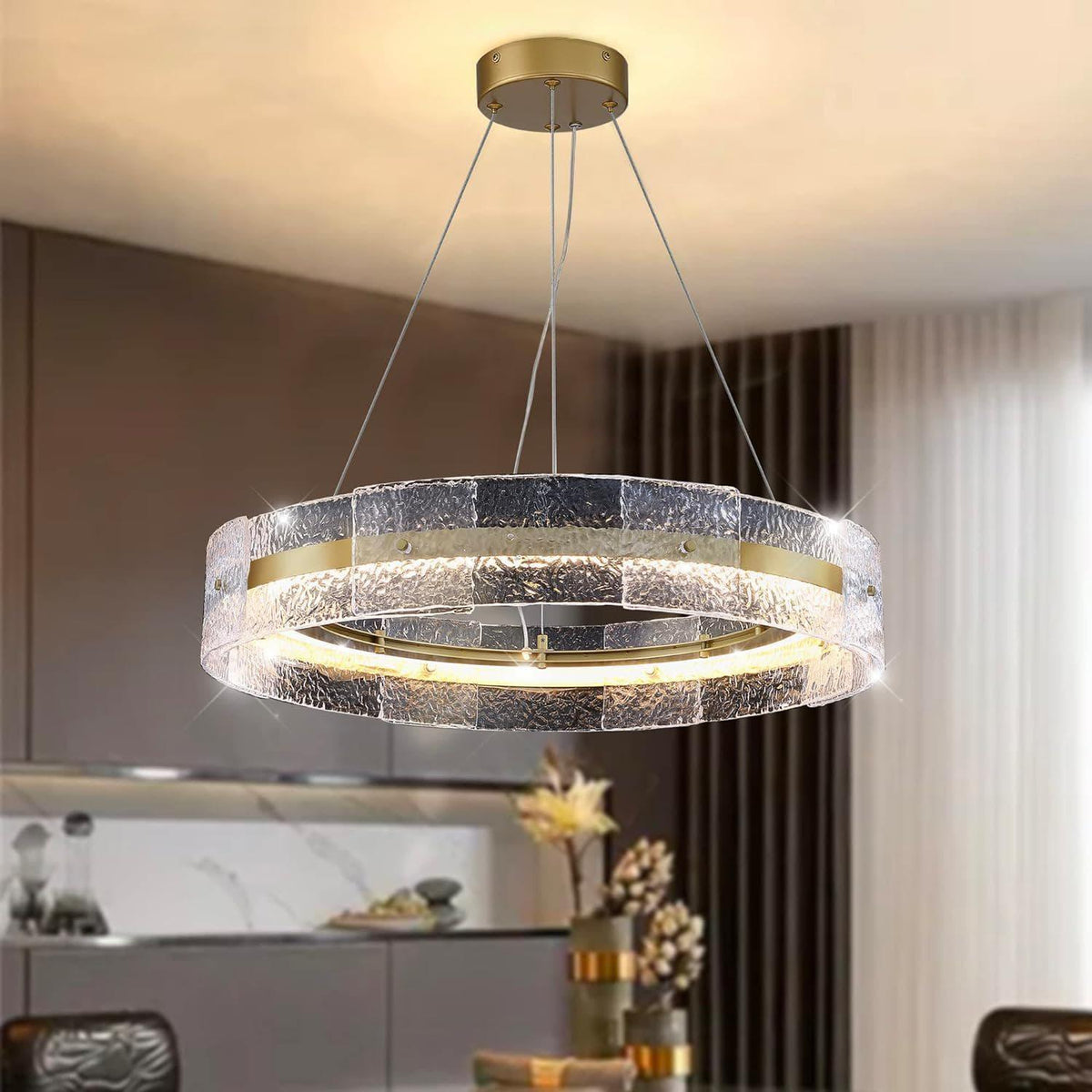 Metavaya Chandelier Asta - Gold Chandelier