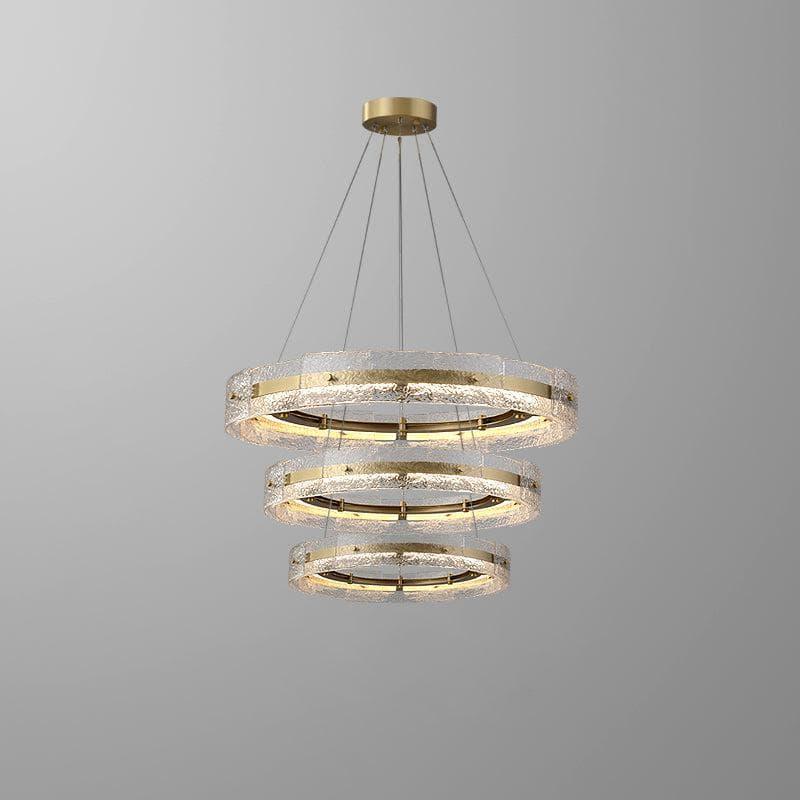 Metavaya Chandelier Three layers 100cm x H 60cm / L 39.4″ x H 23.6″ / Gold / Warm White Asta - Gold Chandelier 6938617801021 M2023101502-6