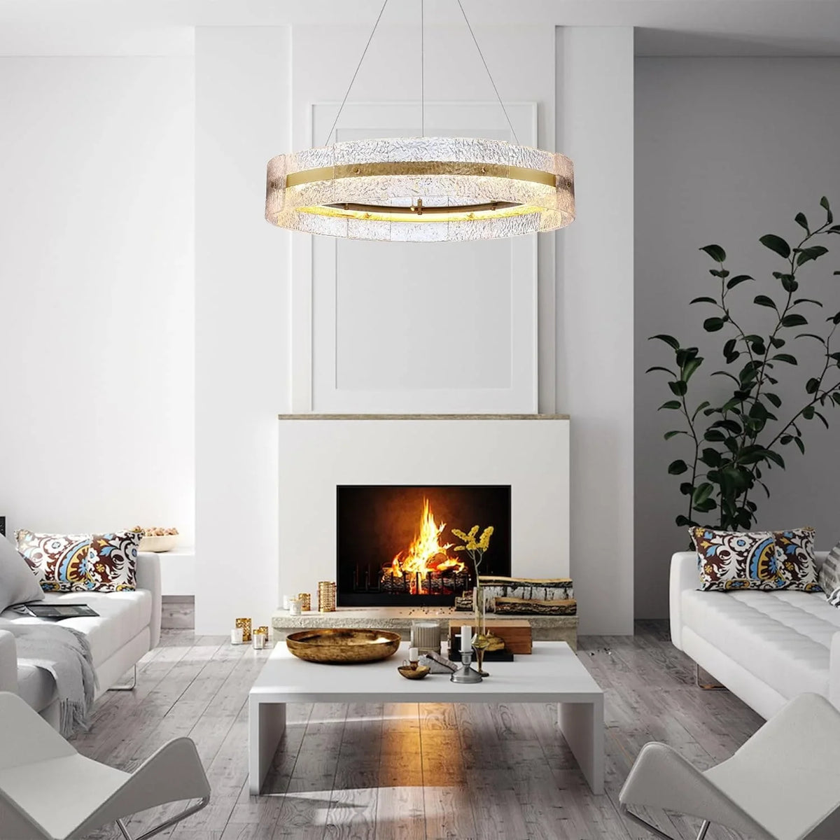 Metavaya Chandelier Asta - Gold Chandelier
