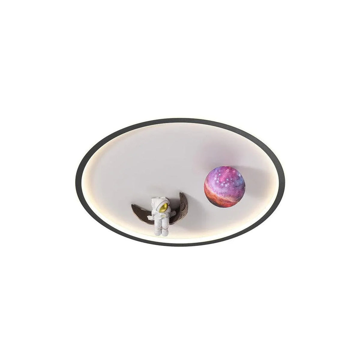 Metavaya Ceiling Lamp Style B Dia 50cm x H 13cm / ∅ 19.7″ x H 5.1″ / Black / Colored balls Astronaut Ceiling Lamp 6938617813666 M2023110904-7