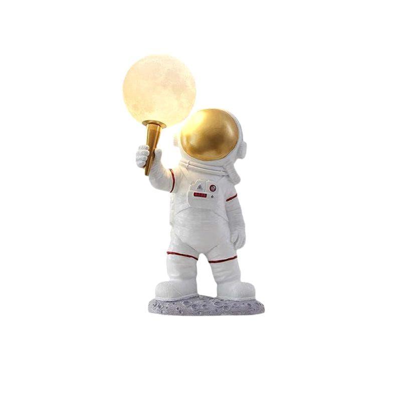 Metavaya Table lamp Table lamp B Dia 20 cm x H 41 cm / ∅ 7.8″ x H 16.2″ / White Astronaut Table Lamp 6938617804695 M2023103001-2
