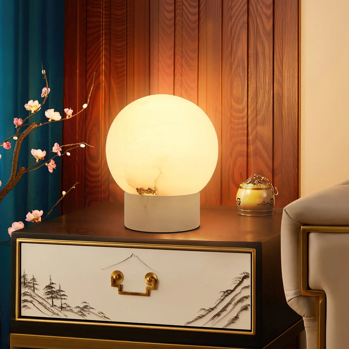 Globe Table Lamp - view 2 | Metavaya