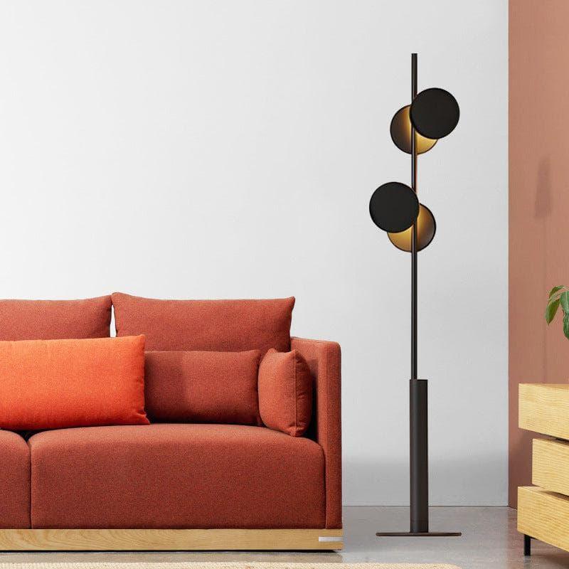 Metavaya Floor lamp Dia 29cm x H 160cm /∅ 11.4″ x H 63″ / Black Globe Floor lamp 6938617803889 M2023102604-1