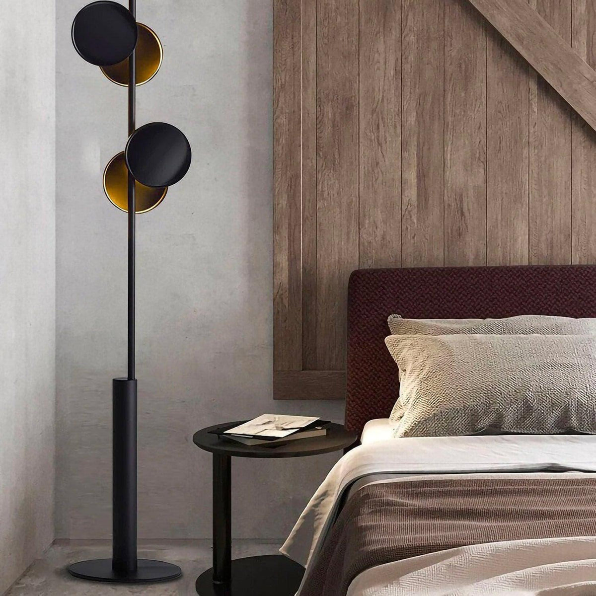 Metavaya Floor lamp Dia 29cm x H 160cm /∅ 11.4″ x H 63″ / Black Globe Floor lamp 6938617803889 M2023102604-1