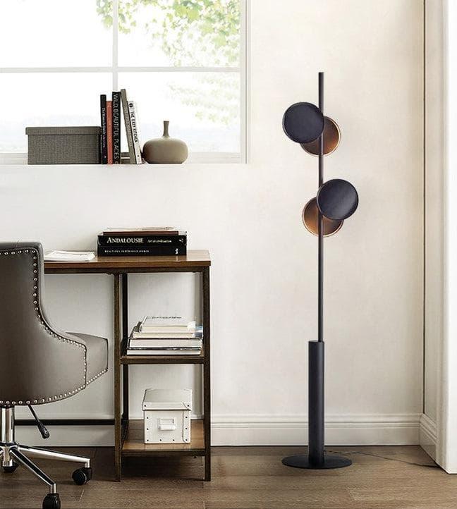 Metavaya Floor lamp Dia 29cm x H 160cm /∅ 11.4″ x H 63″ / Black Globe Floor lamp 6938617803889 M2023102604-1