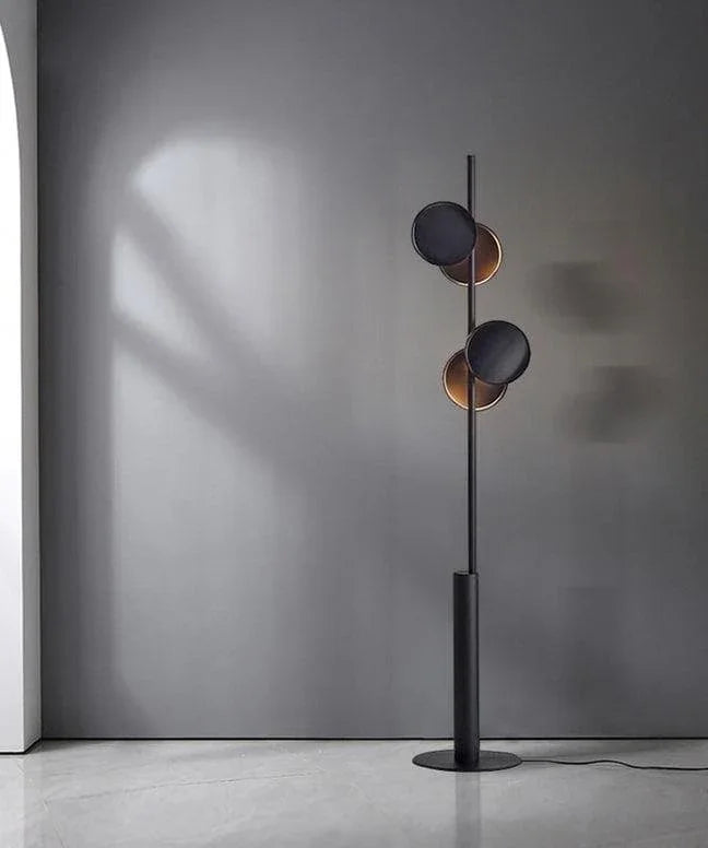 Metavaya Floor lamp Dia 29cm x H 160cm /∅ 11.4″ x H 63″ / Black Globe Floor lamp 6938617803889 M2023102604-1