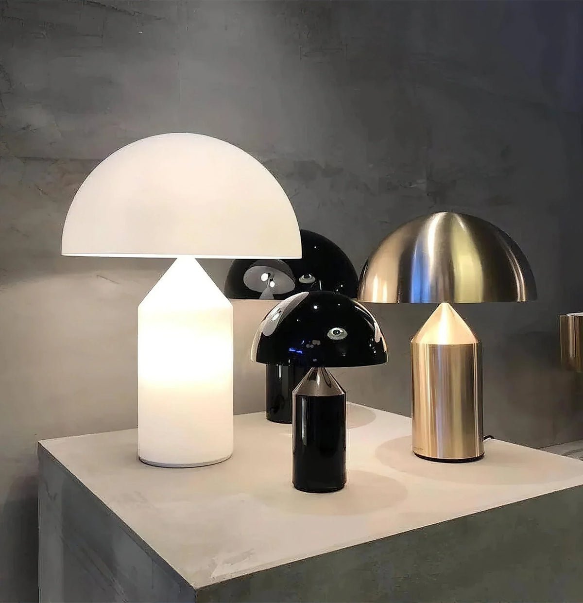 Atollo Alabaster Table Lamp - view 5 | Metavaya