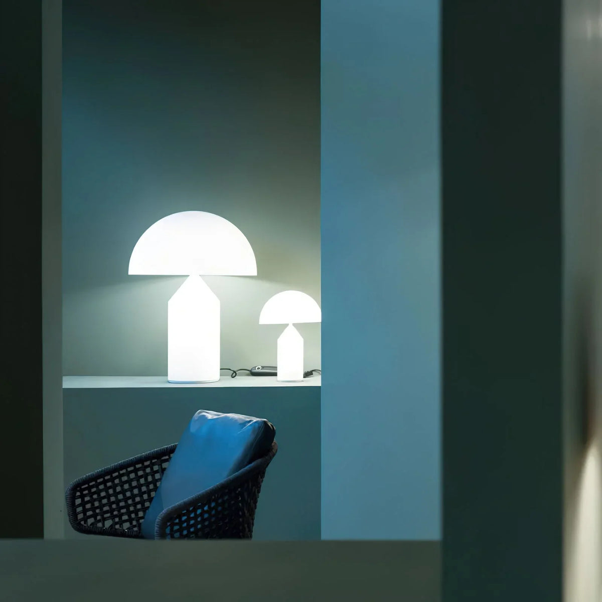 Atollo Alabaster Table Lamp - view 7 | Metavaya