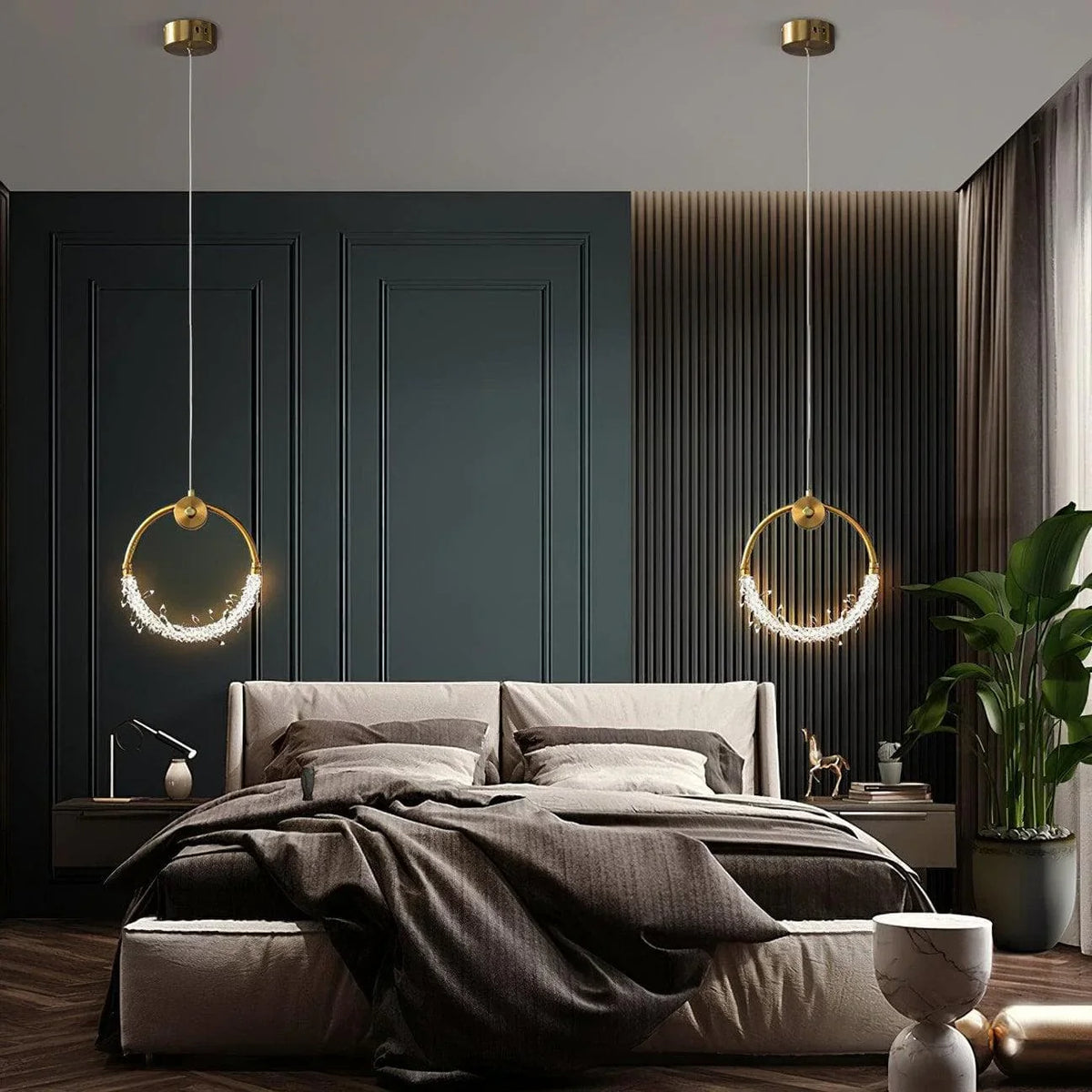 Metavaya Pendant light BU08P15G Pendant Light BU08P15G Chandelier | Brilliant Lighting