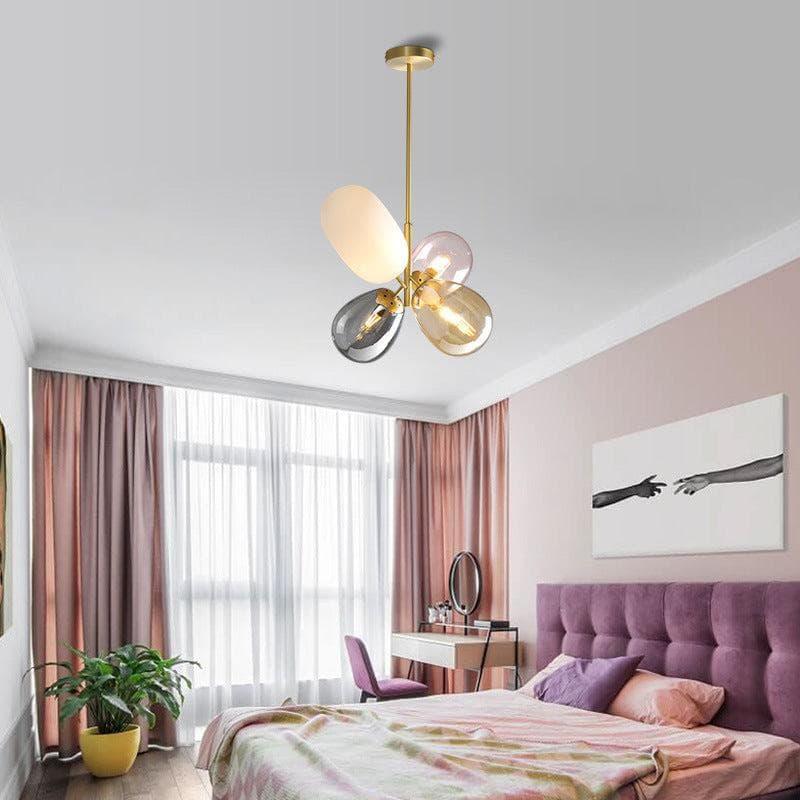 Metavaya Pendant Light Dia 45cm x H 48cm / ∅ 17.7″ x H 18.9″ / Copper Balloon Glass Pendant Light 6938617816490 M2023112501-1