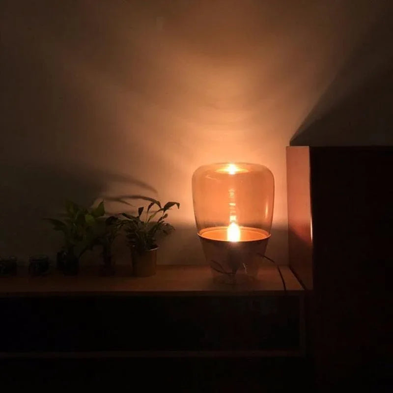 Metavaya Table Lamp Balloon Glass Table Lamp