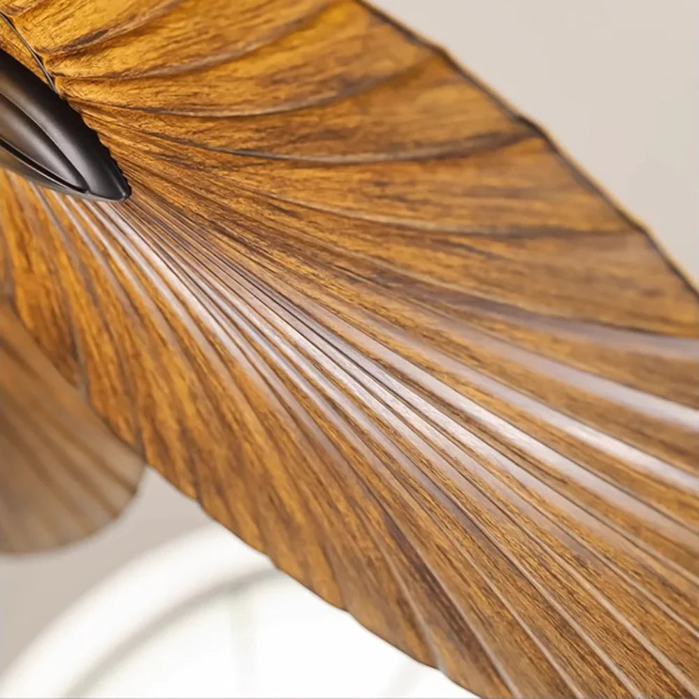 Banana Leaf Breeze Round Ceiling Fan Light - view 11 | Metavaya