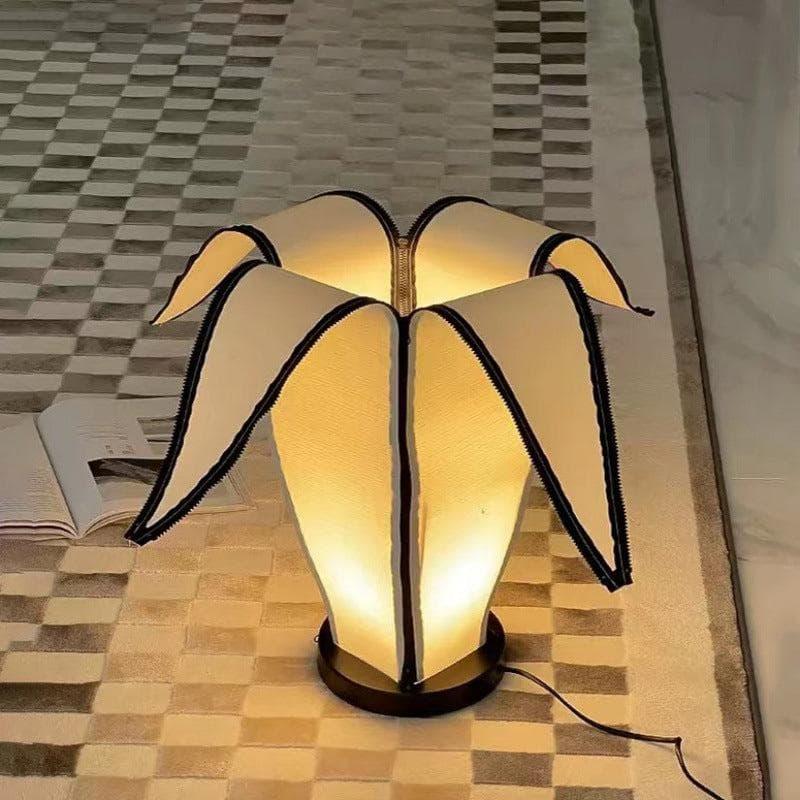 Metavaya Floor lamp Dia 55cm x H 55cm / ∅ 21.7″ x H 21.7″ / Milky white / US plug Bauhaus Secondhand Banana Floor Lamp 662668904382 M2024010805-1