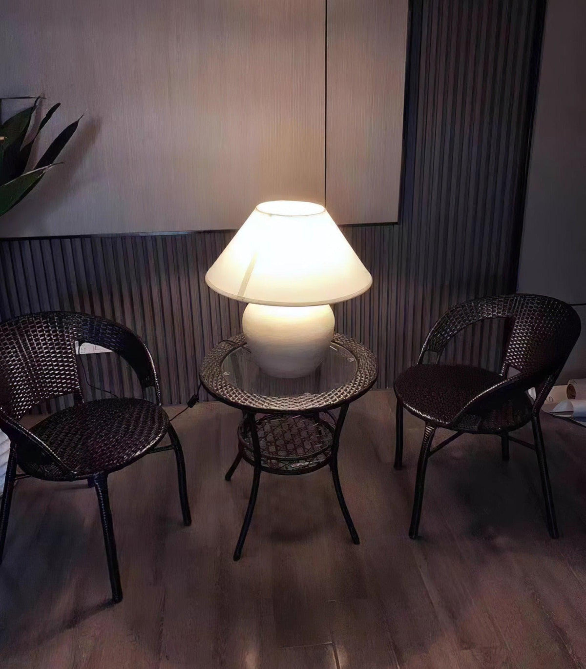 Metavaya Table lamp Black Mud Table Lamp