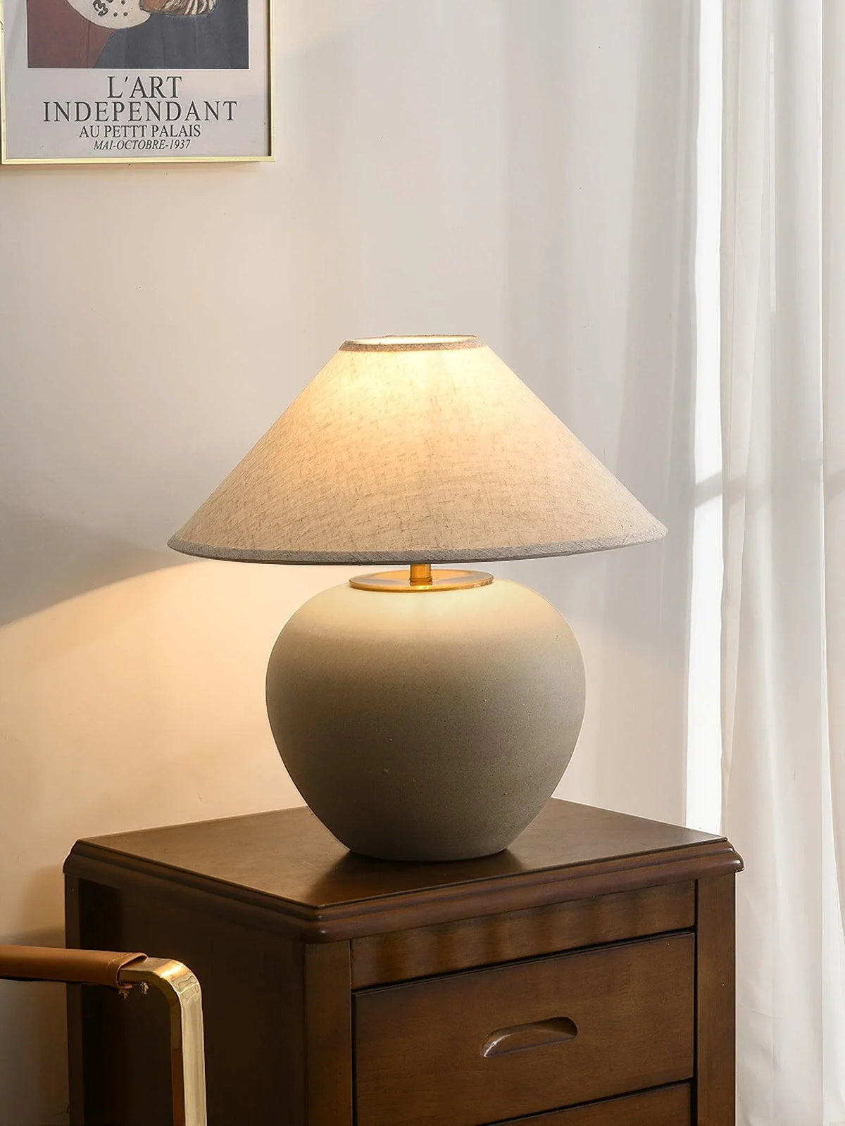 Metavaya Table lamp Black Mud Table Lamp