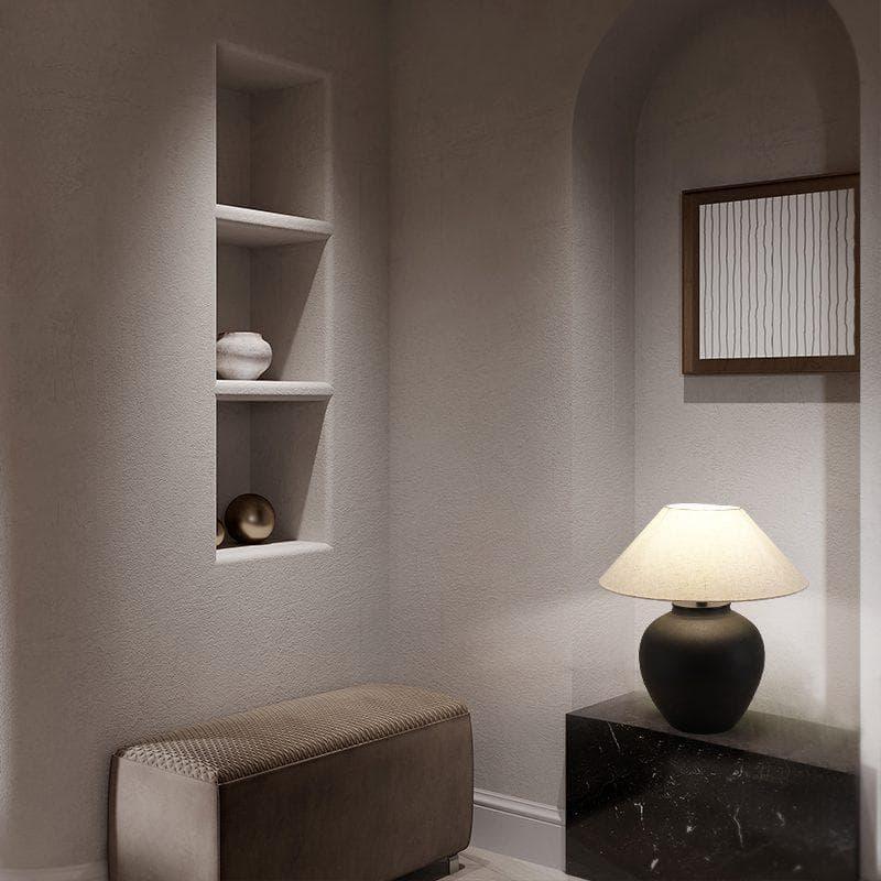 Metavaya Table lamp Black Mud Table Lamp