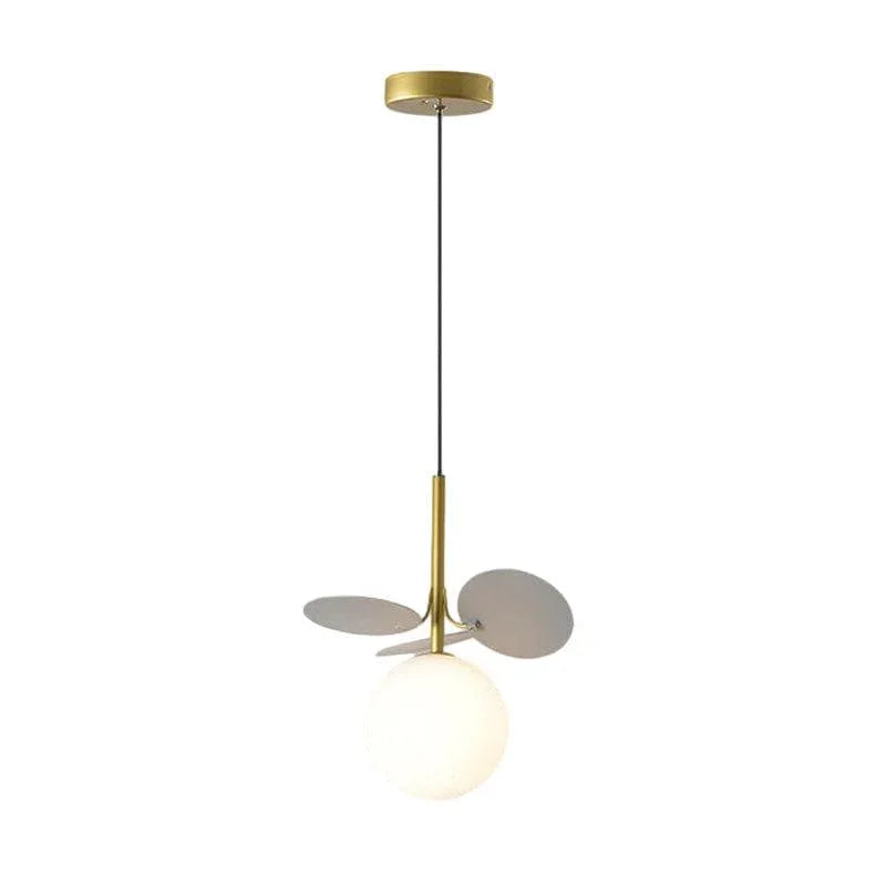 Metavaya Pendant light Dia 20cm x H 22cm / ∅ 7.9″ x H 8.7″ / Gold+Grey Blanca Pendant Light 6938617816049 M2023112203-3