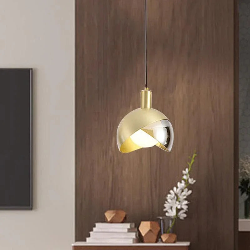 Metavaya Pendant lamp Dia 20cm x H 22cm / ∅ 7.9″ x H 8.7″ / Gold Blonche Pendant Lamp 6938617818050 M2023120403-1 Blonche Pendant Lamp Discount Sale