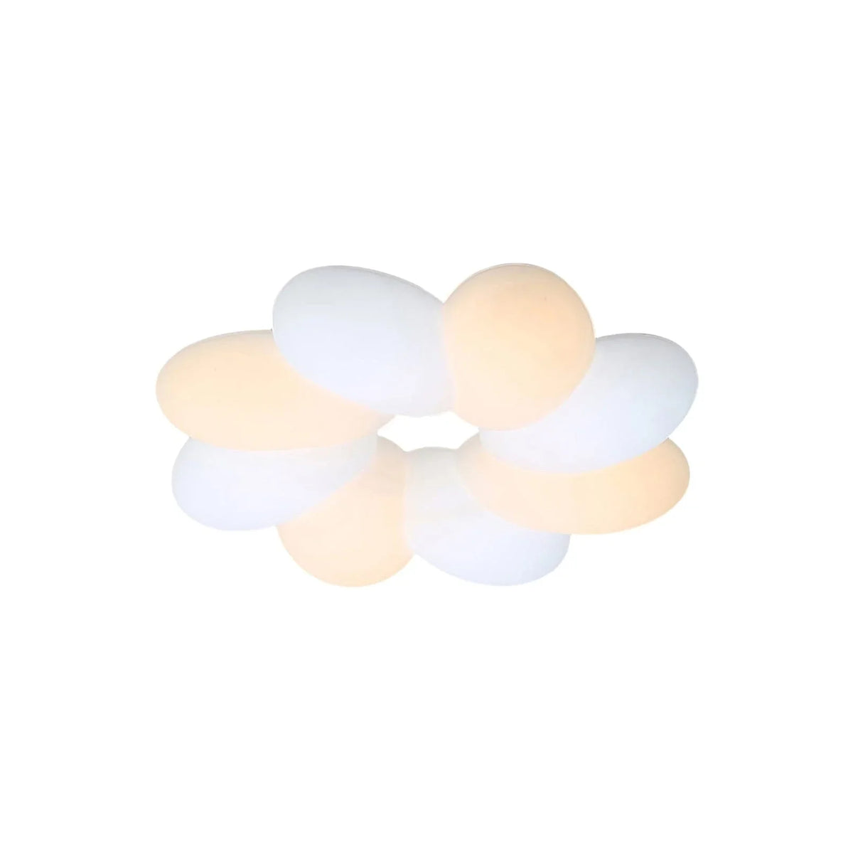 Metavaya Ceiling Lamp Dia 46cm x H 10cm / ∅ 18.1″ x H 3.9″ (Power~48W) / White / Warm White Blooming Flower Ceiling Lamp 6938617813970 M2023111003-1