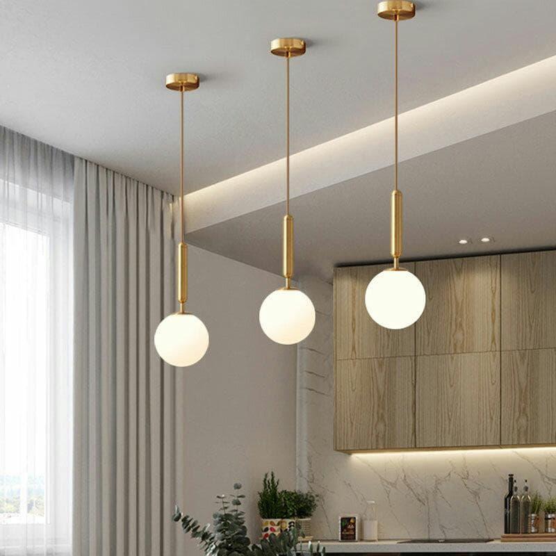 Metavaya Pendant Lamp Dia 15cm x H 32cm / ∅ 5.9″ x H 12.6″ / brass Bosso Pendant Lamp 6938617813147 M2023110702-1