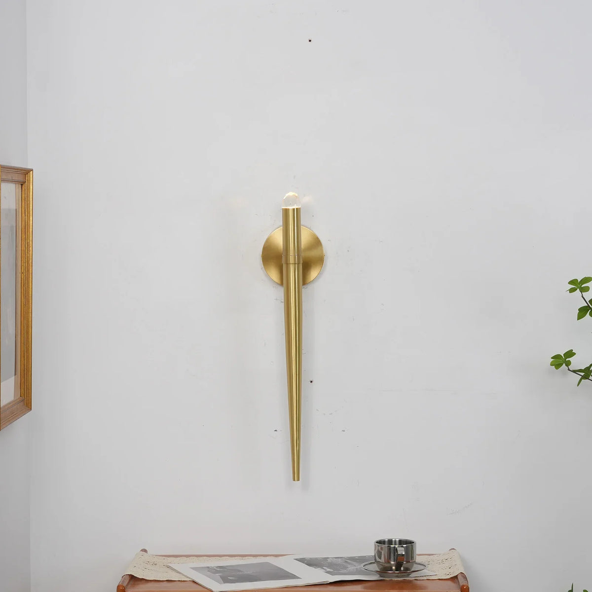 Brass Spinal Tube Sconce | Metavaya